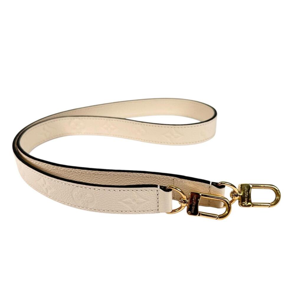 LOUIS VUITTON LV Louis Vuitton Shoulder Strap Monogram Empreinte Cream Women's